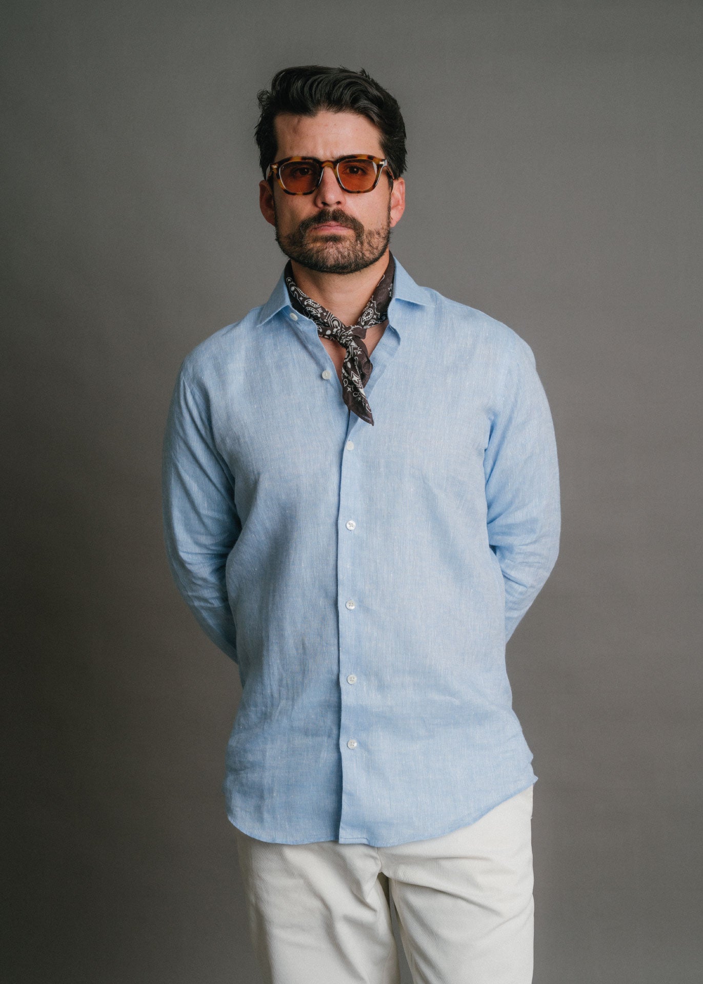 Camisa Provenza Azul Clara